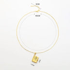 Personalisierte My Little Star Buch-Halskette – Ein Brief an meine Tochter in einem Medaillon, verstellbarer Anhänger mit Botschaft im Inneren, bedeutungsvoller Schmuck