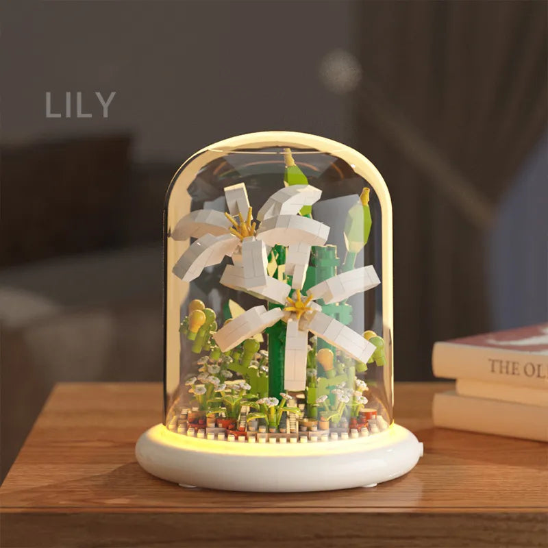 Tulpensträuße DIY-Blumenbausatz Perfektes Geburtstagsgeschenk mit Staubschutzhülle Valentinstagsgeschenk