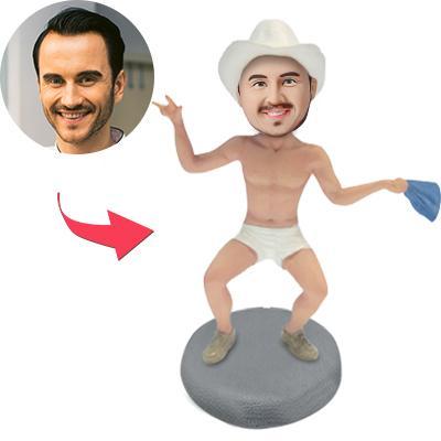 I Love Bathing Custom Bobblehead With Engraved Text