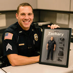 Ganzkörper-Porträts nach Maß | Personalisierte Spielzeugkisten-Kunst | Individuelle Fotorahmen-Dekorationen Flach gedrucktes Bild in der Realität